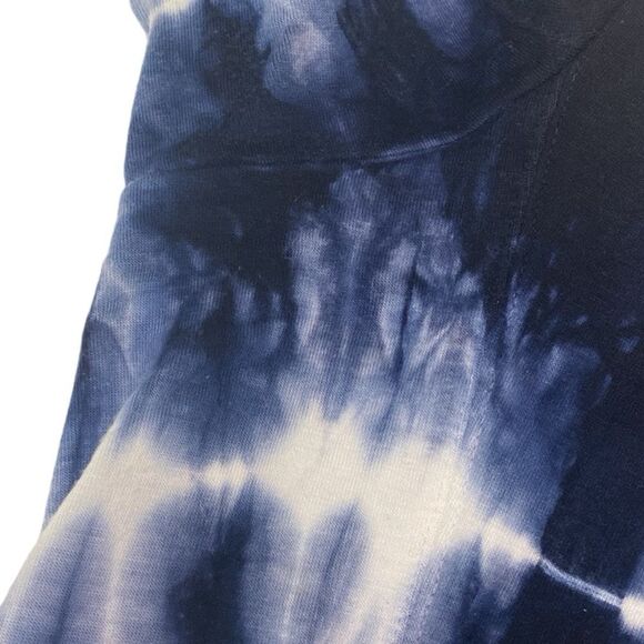 KAREN KANE Blue Tie Dye V-Neck Short Sleeve T-Shirt Dress Size - M - Picture 7 of 8